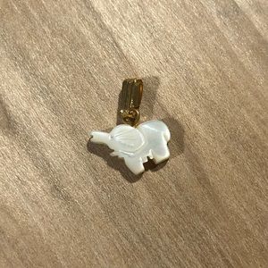 Mother of Pearl Small Elephant Pendant/Charm